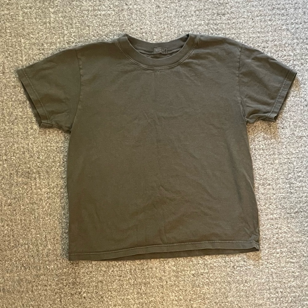 army green brandy melville top